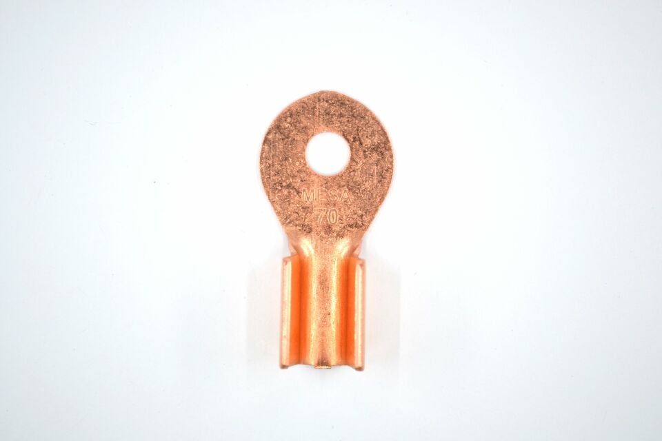 70mm² Akü Kablosu İçin M10 Pabuç Bakır Başlık Sulye