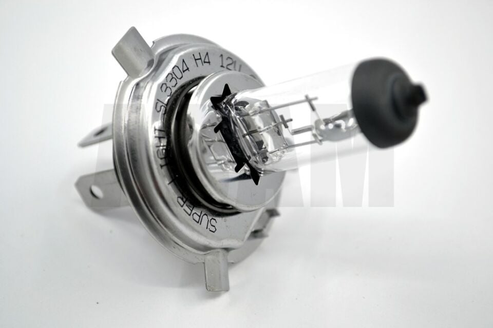 12V H4 Motosiklet Far Ampulü P43t 35/35W HS1 Tip