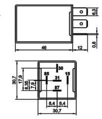 Start Stop Rölesi Tek Buton Aç Kapa (+) Referans 201011003