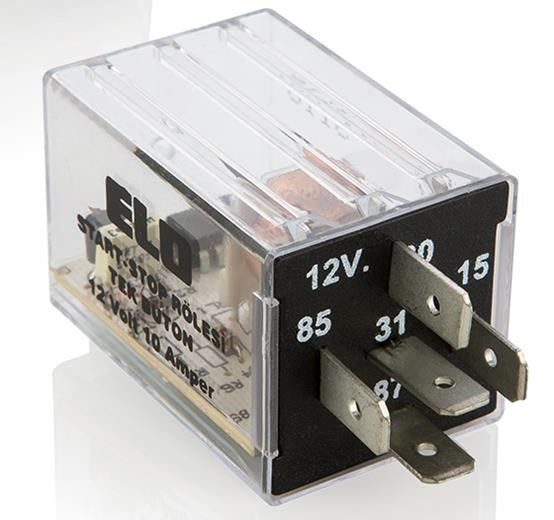 Start Stop Rölesi Tek Buton Aç Kapa (+) Referans 201011003