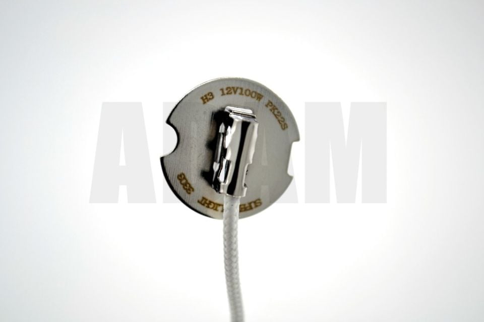 12V H3 Kablolu Sis Far Ampulü 100W