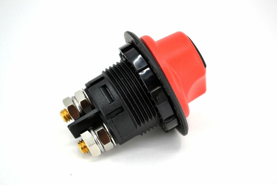 Akü Elektrik Mini Devre Kesici Şalter DC Anahtar 12V 24V 100A Siyah Etiket