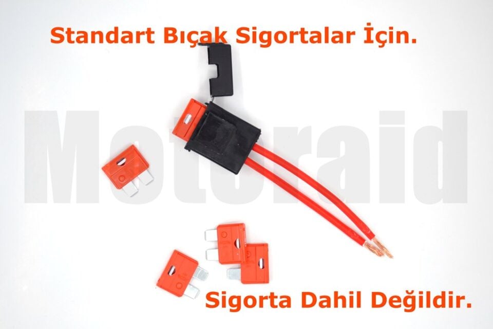 Standart Bıçak Sigorta Yuvası 2.5mm² 20cm Bakır Kablolu Kapaklı İç Mekan