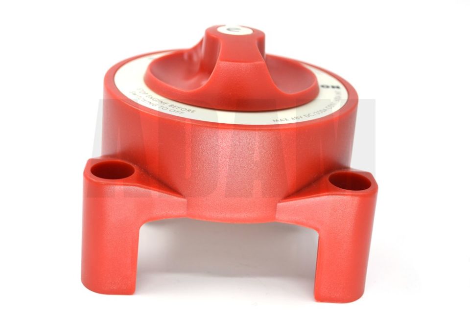 Akü Elektrik Devre Kesici Şalter Anahtar Kırmızı 12V-48V DC 350A MT-ADK350K