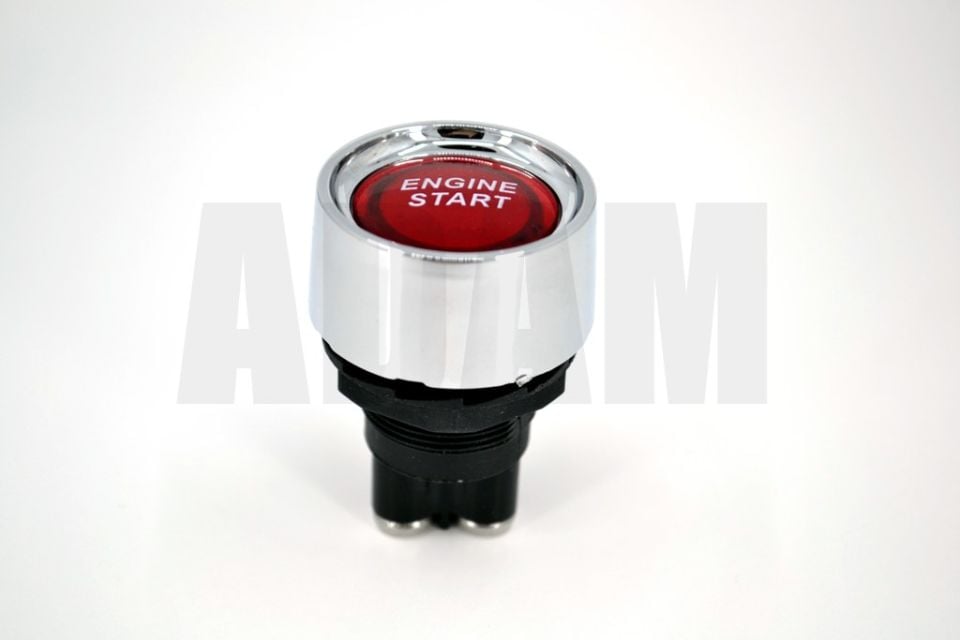 Engine Start Marş Butonu Kırmızı Işıklı 3P MT-ANY26