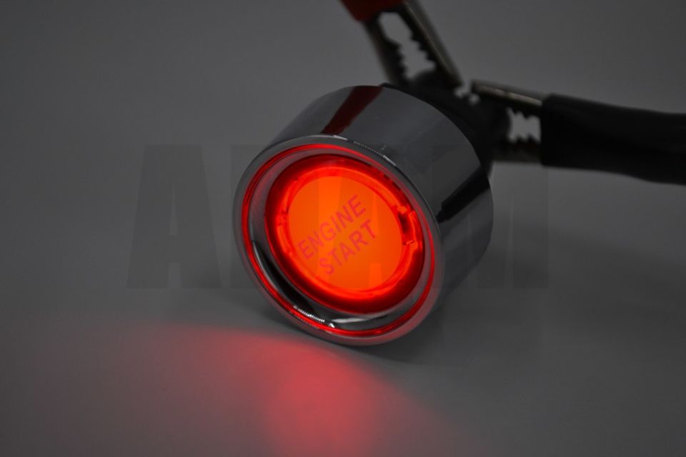 Engine Start Marş Butonu Kırmızı Işıklı 3P MT-ANY26