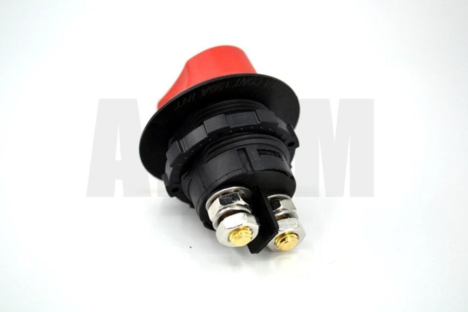 Akü Elektrik Devre Kesici Şalter Anahtar Mini 12V 24V 32V 100A Beyaz Etiketli MT-ADK100B