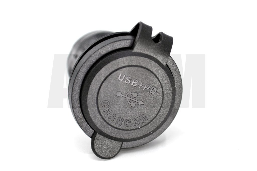 12V 24V DC USB 3,1A Type-C PD Şarj Port Yuvarlak MT-UP09
