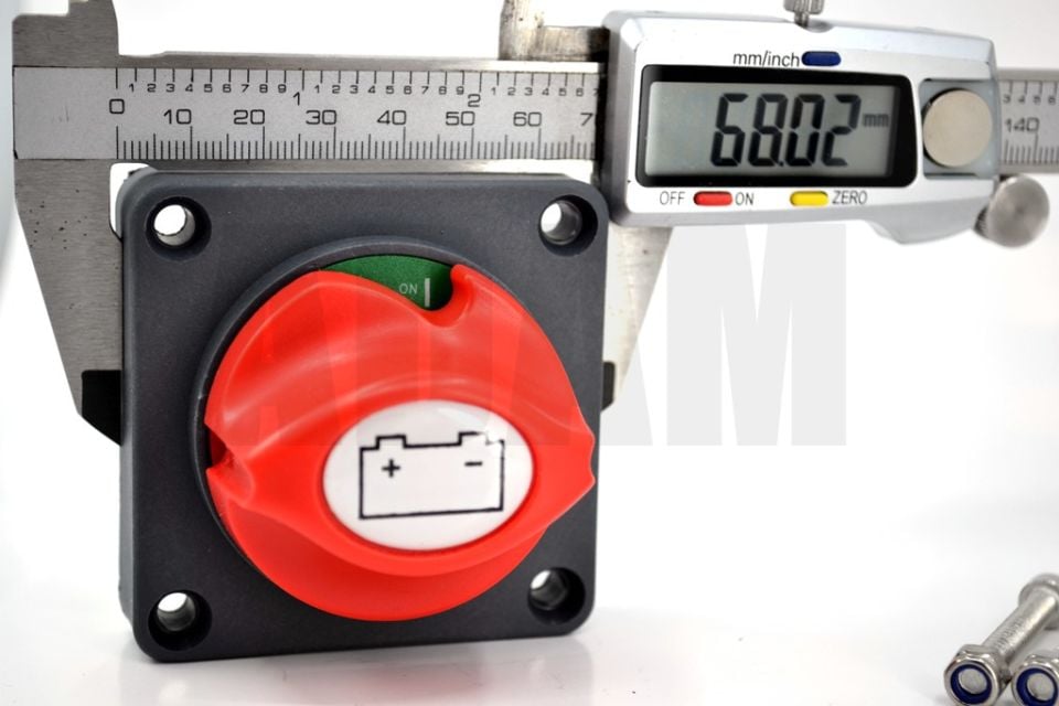 Akü Elektrik Devre Kesici Şalter Anahtar 12V-24V DC 275A Gömme