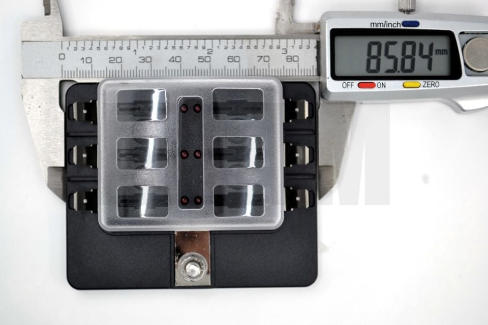 Bıçak Sigorta Kutusu 6 Port İkaz Ledli Etiketli MT-SY06LED