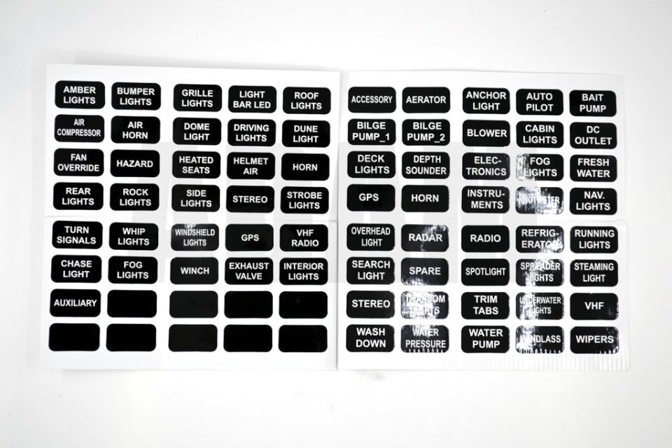 Bıçak Sigorta Kutusu 10 Port İkaz Ledli Etiketli MT-SY10LED