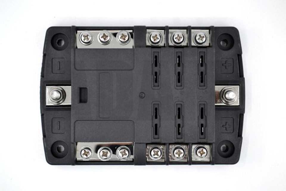 Blok Bıçak Sigorta Kutusu 6 Port Etiketli MT-SY06BLOK