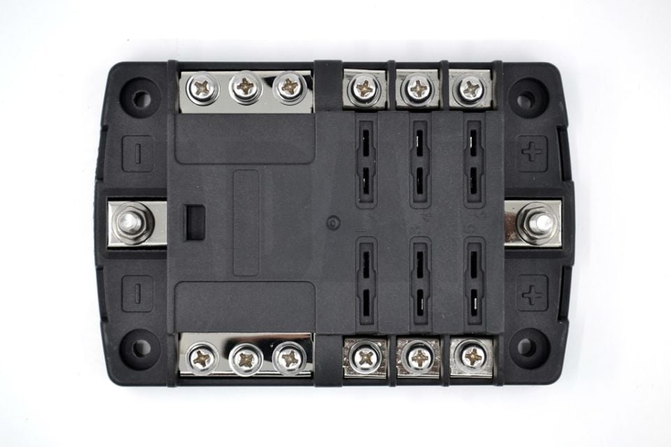 Blok Bıçak Sigorta Kutusu 6 Port Etiketli MT-SY06BLOK