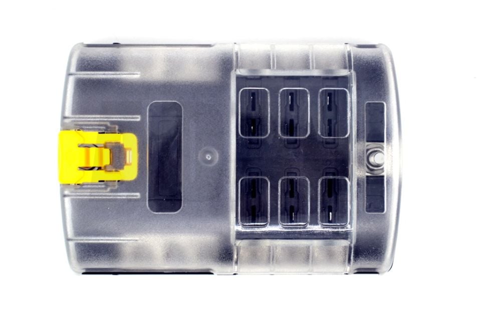 Blok Bıçak Sigorta Kutusu 6 Port Etiketli MT-SY06BLOK