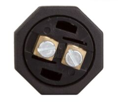 Siyah Marş Korna Butonu Vidalı Terminal Gümüş Kontaklı