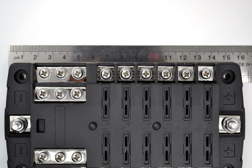 Blok Bıçak Sigorta Kutusu 12 Port Etiketli MT-SY12BLOK