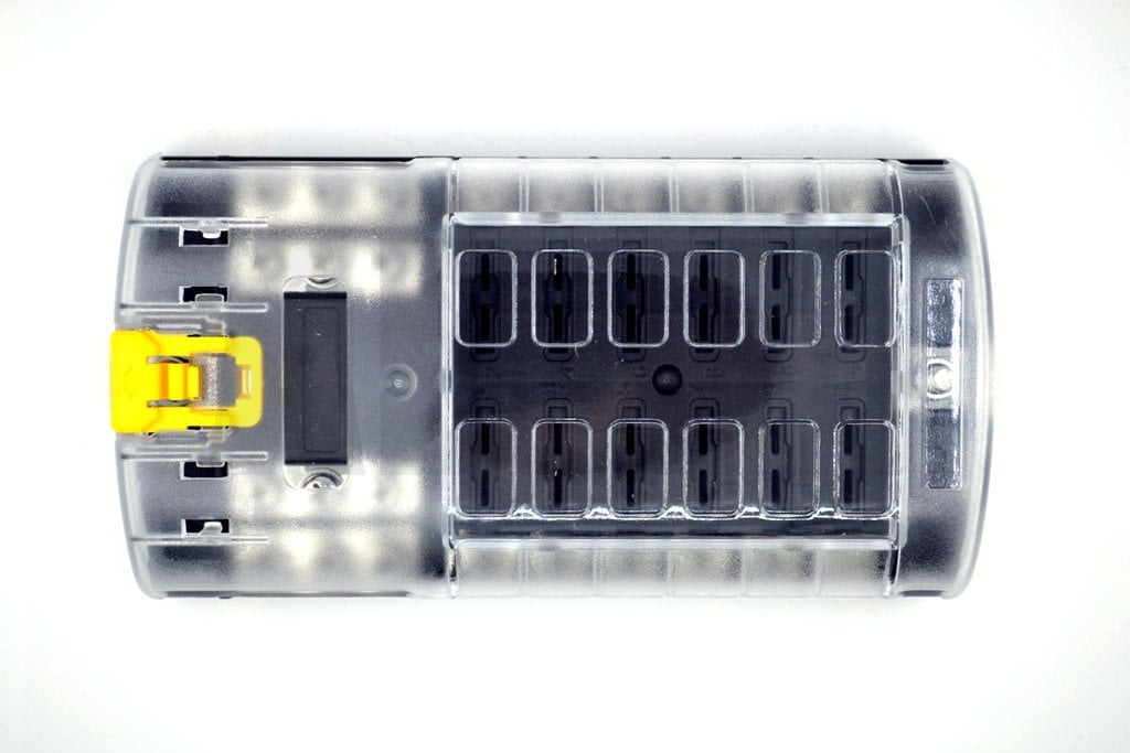 Blok Bıçak Sigorta Kutusu 12 Port Etiketli MT-SY12BLOK