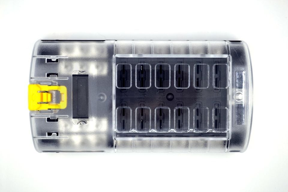 Blok Bıçak Sigorta Kutusu 12 Port Etiketli MT-SY12BLOK