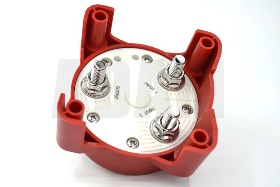 Çift Akü Elektrik Devre Kesici Both Şalter Anahtar Kırmızı 12V-24V DC 350A MT-ADK350KB