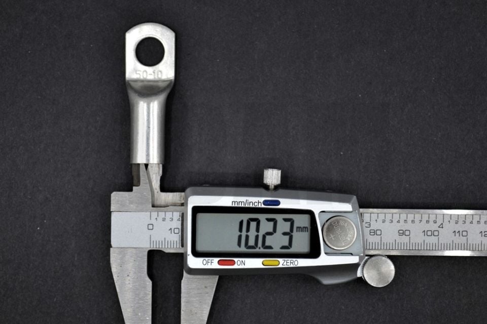 1 Adet Eko Sıkmalı Kablo Pabucu Bakır 50mm M10 Kalaylı Skp TSKPT2-05010