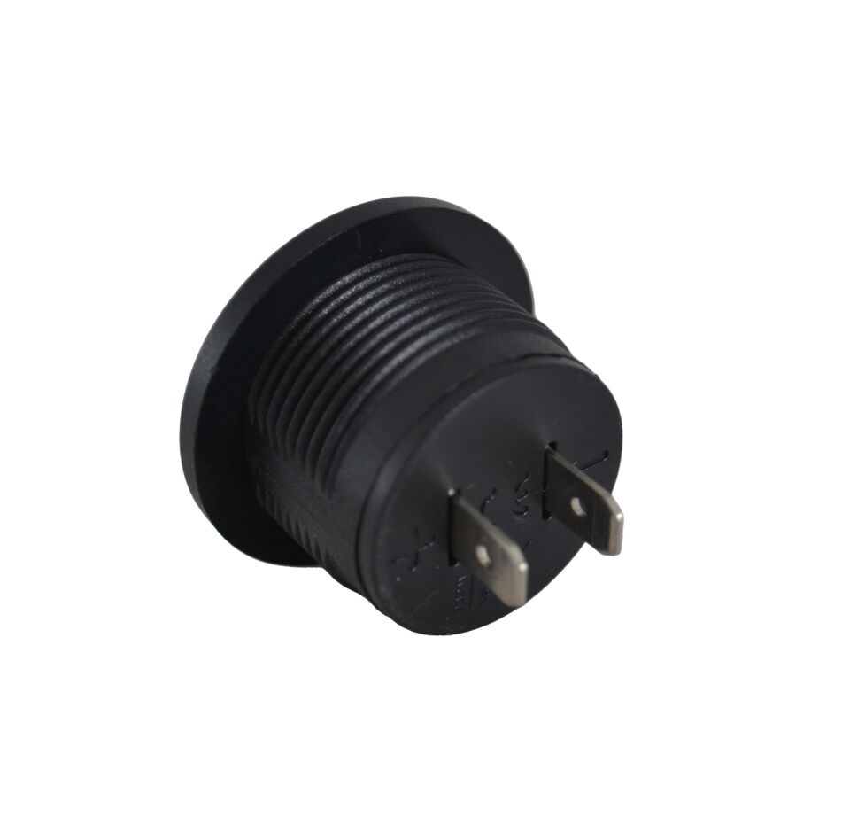 12V 24V DC Voltmetre Yuvarlak Düz Mavi Rakam MT-GP01