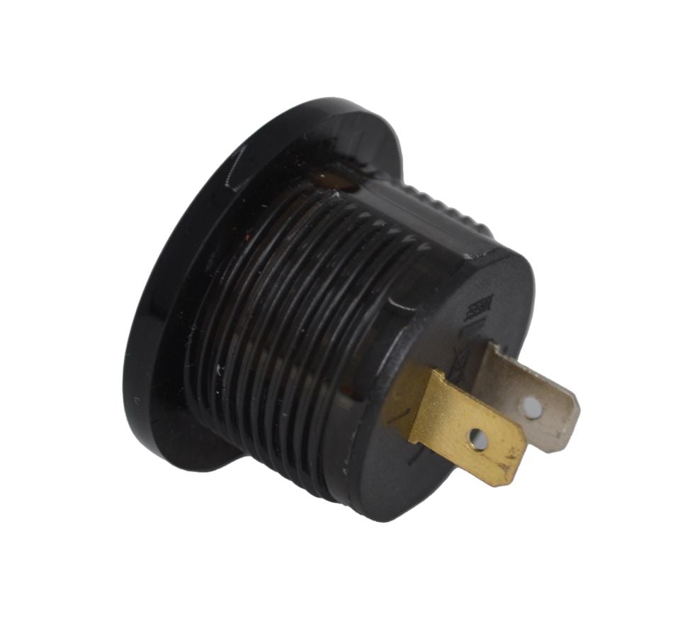 12V 24V DC Voltmetre Yuvarlak Bombeli Mavi Rakam MT-GP02