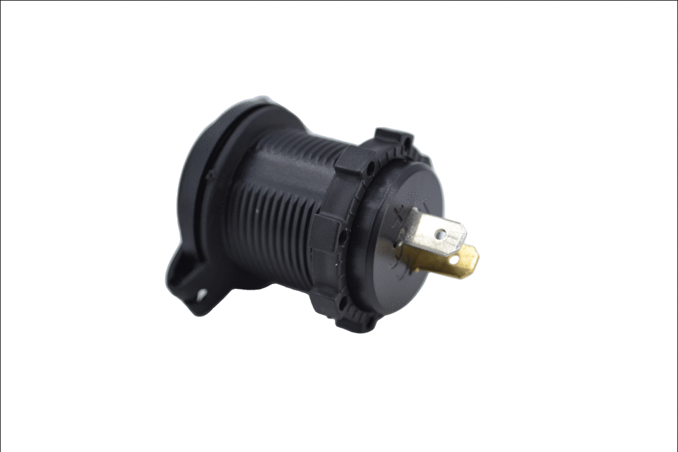 12V 24V DC USB 2.1A Şarj Port Yuvarlak Mavi Işıklı MT-UP01