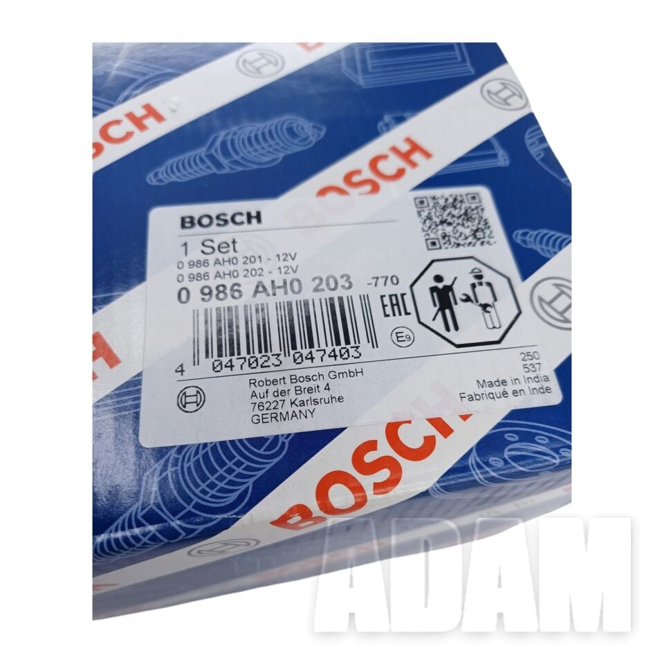 Süpertone Didit Korna Takımı 12V İnce+Kalın Ses Set BOSCH 0986AH0203