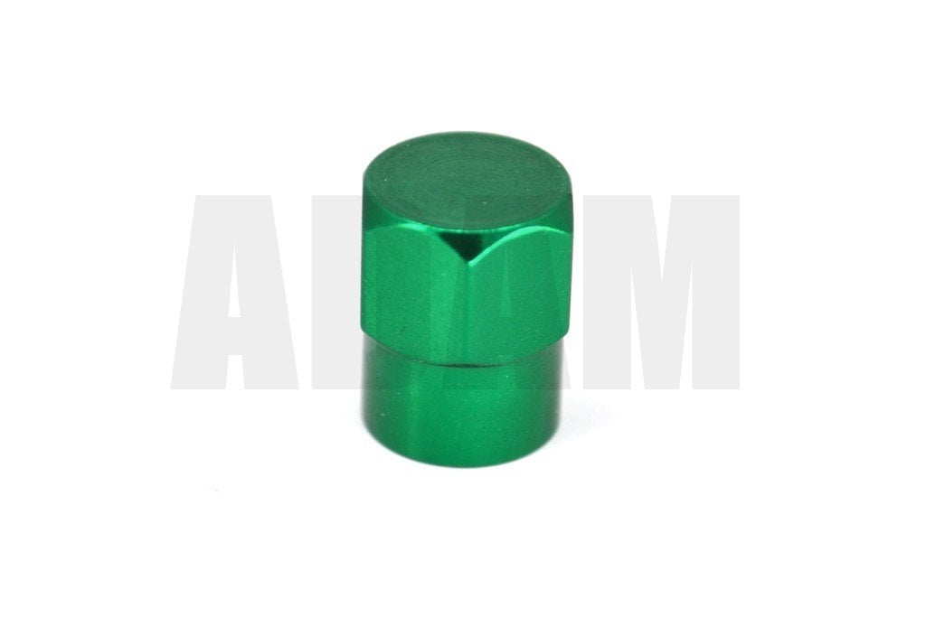 Contalı Aluminyum Sibop Kapağı Metalik Yeşil