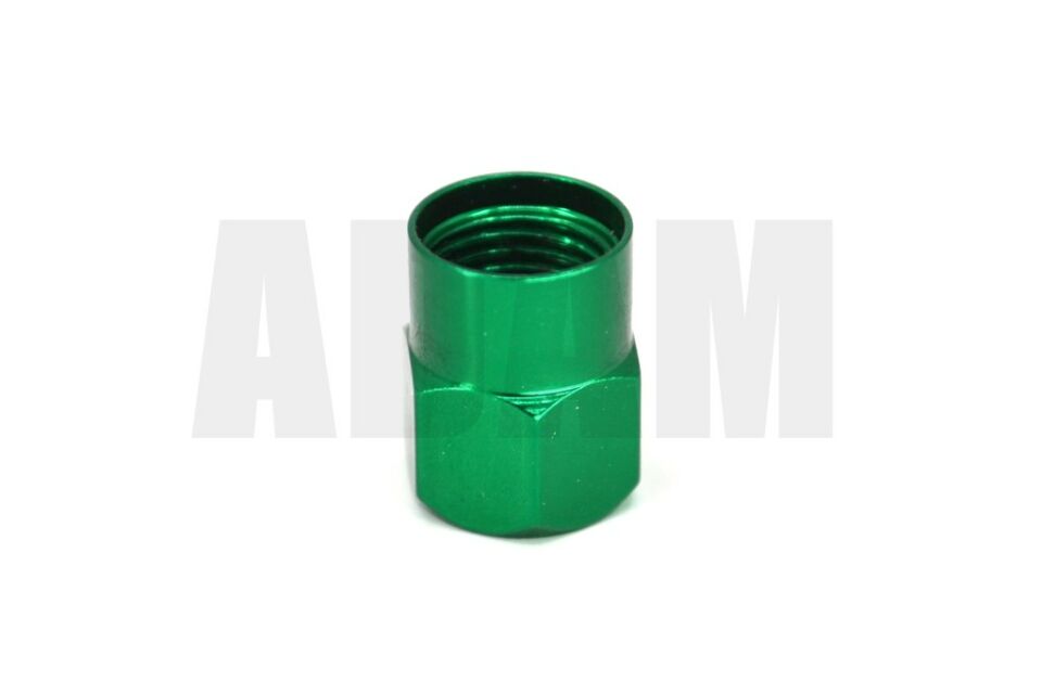 Contalı Aluminyum Sibop Kapağı Metalik Yeşil