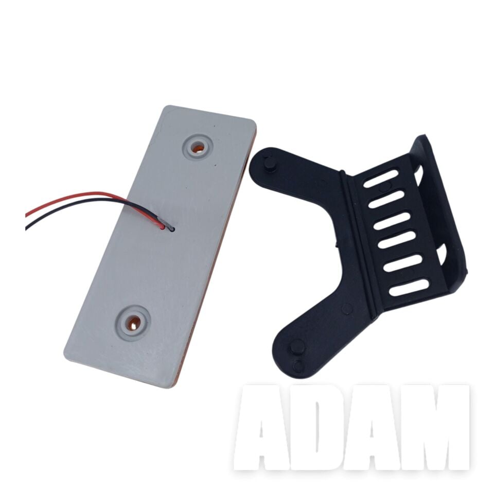 4 Adet 12V - 24V Turuncu Reflektör Dikdörtgen Ledli Side Marker Lamba