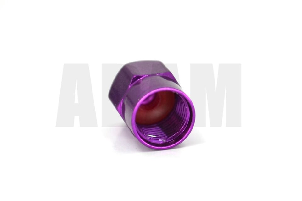 Contalı Aluminyum Sibop Kapağı Metalik Mor Purple