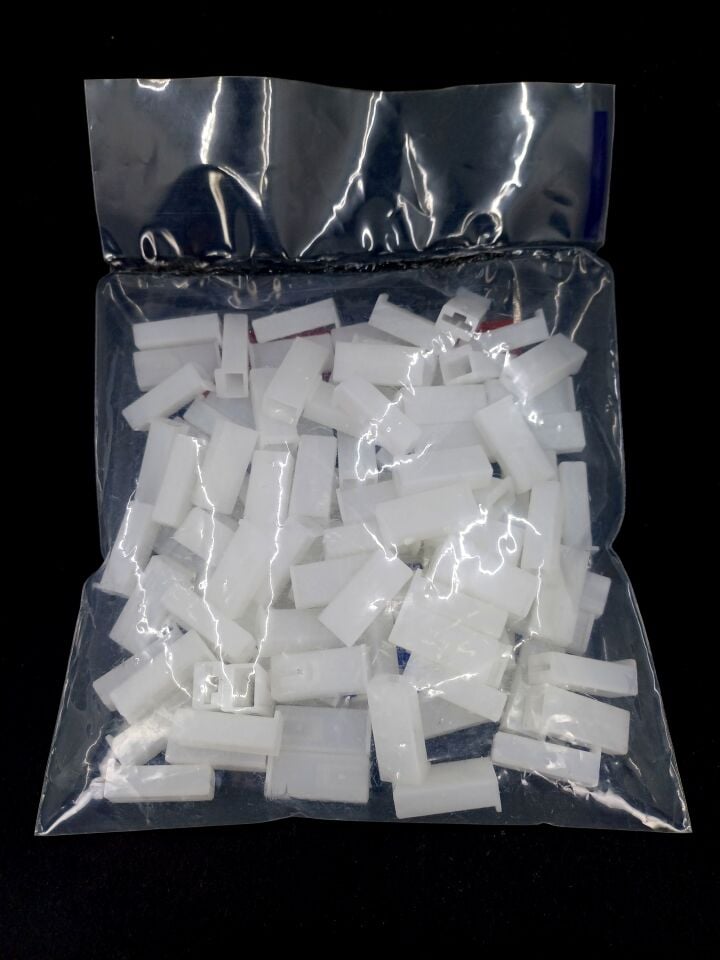 100 Adet Tekli Terminal Erkek Konnektör Kılıf 6,3 (İçine Dişi Fiş Takılır)