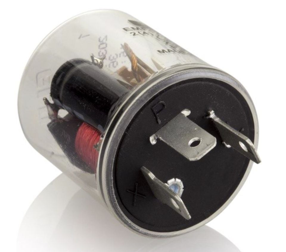 12V Üniversal Sinyal Flaşörü 3 Fişli Şeffaf ELO