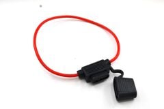 Muhafazalı Standart Bıçak Sigorta Yuvası Kutusu 1mm² Kablolu Kapaklı