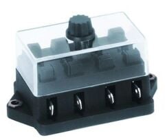 Standart Bıçak Sigorta Yuvası Kutusu 4 Sigortalık