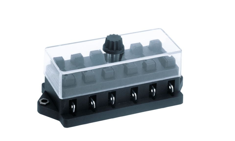 Standart Bıçak Sigorta Yuvası Kutusu 6 Sigortalık