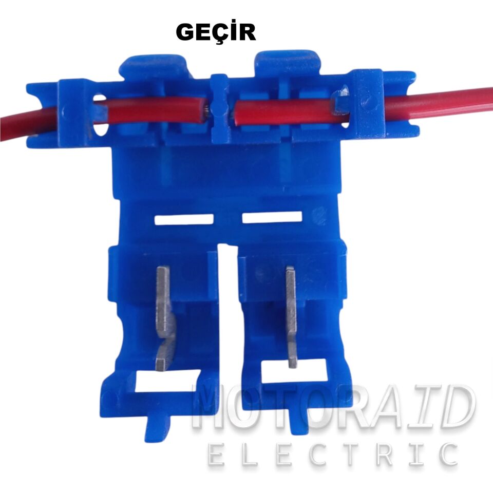 Hızlı Bıçak Sigorta Kutusu 18–14 AWG (0,75 - 2mm²) Standart Bıçak Sigorta Yuvası Mavi