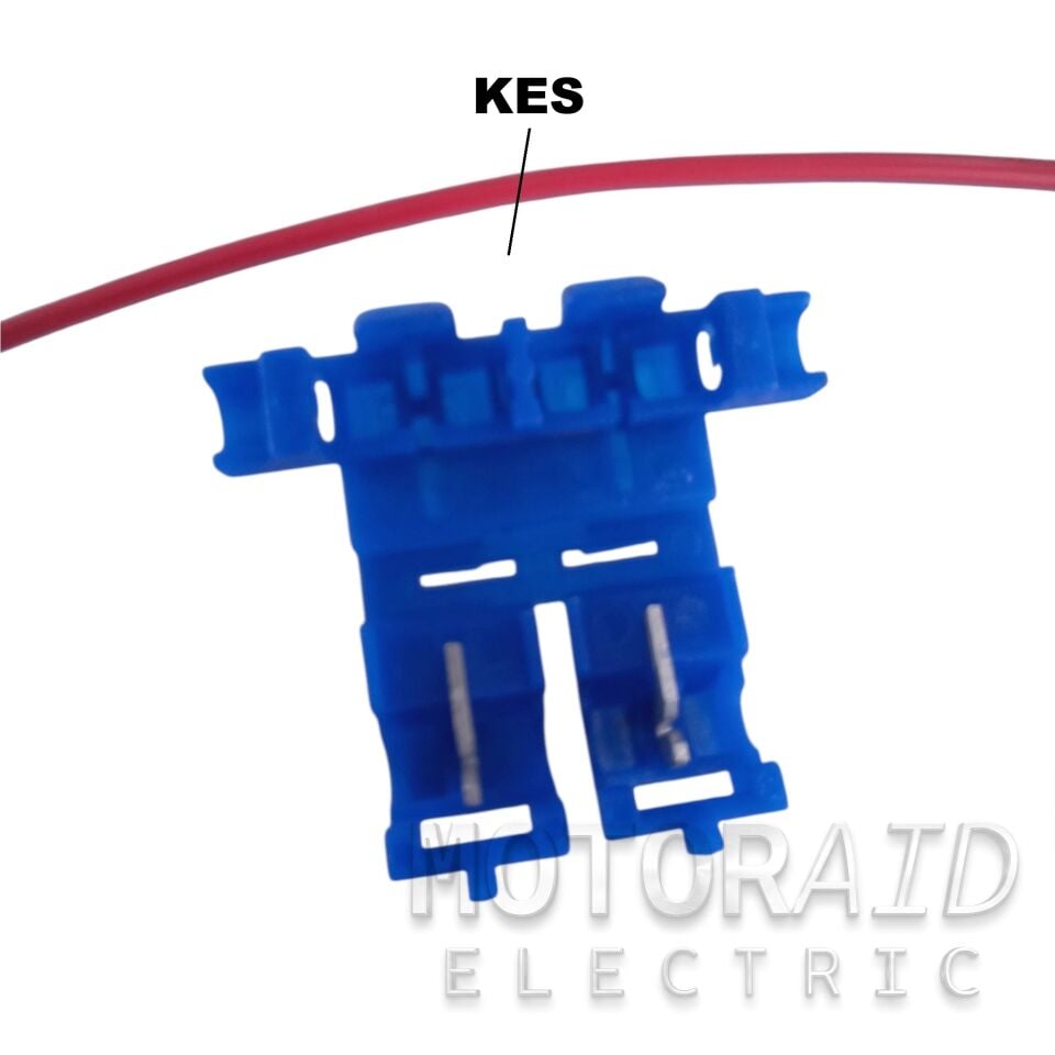 Hızlı Bıçak Sigorta Kutusu 18–14 AWG (0,75 - 2mm²) Standart Bıçak Sigorta Yuvası Mavi