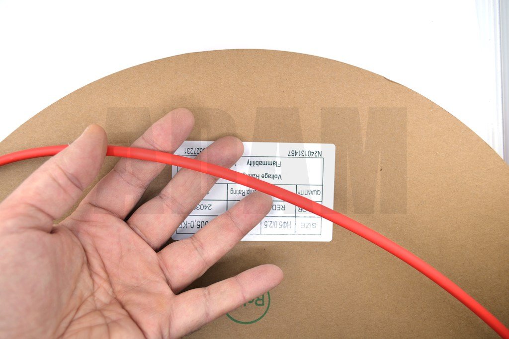 100 Metre 4,8mm Kırmızı Isı İle Daralan Makaron Isıyla MT-M4.8K