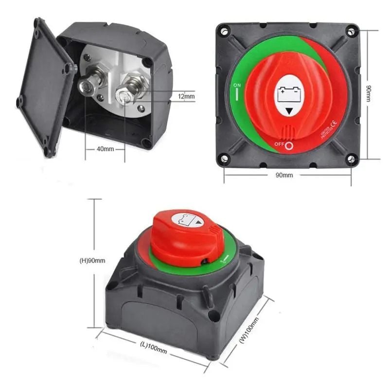Akü Devre Kesici Şalter 12V-60V 600A Büyük MT-ADK600