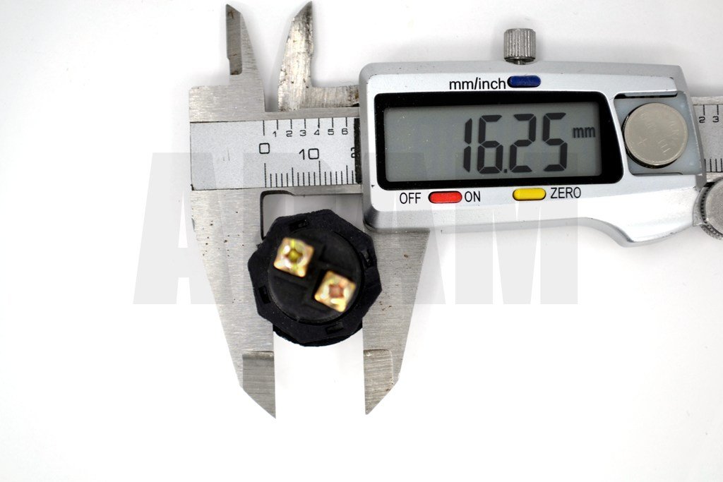 12V 5W 53 Ampullü Sarı Göz Lambası 17mm Gösterge İkaz MT-G17S