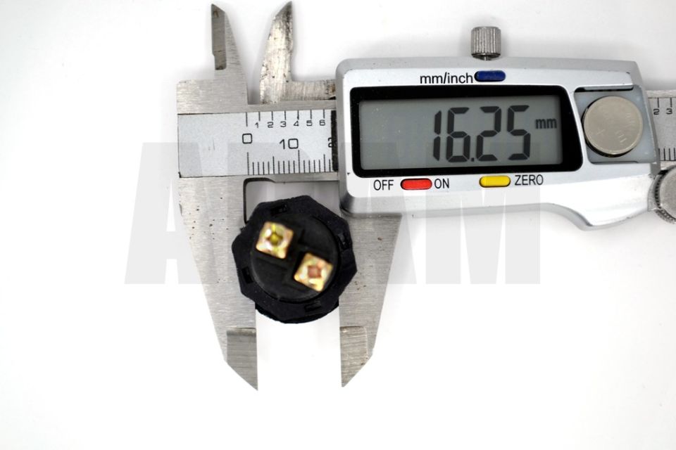 12V 5W 53 Ampullü Sarı Göz Lambası 17mm Gösterge İkaz MT-G17S