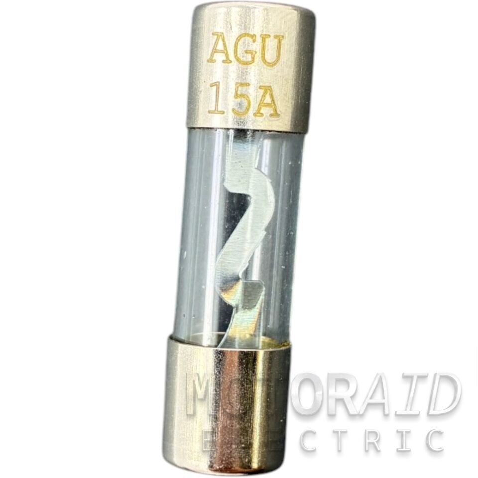 15A 10x38mm AGU Oto Amfi Cam Sigortası