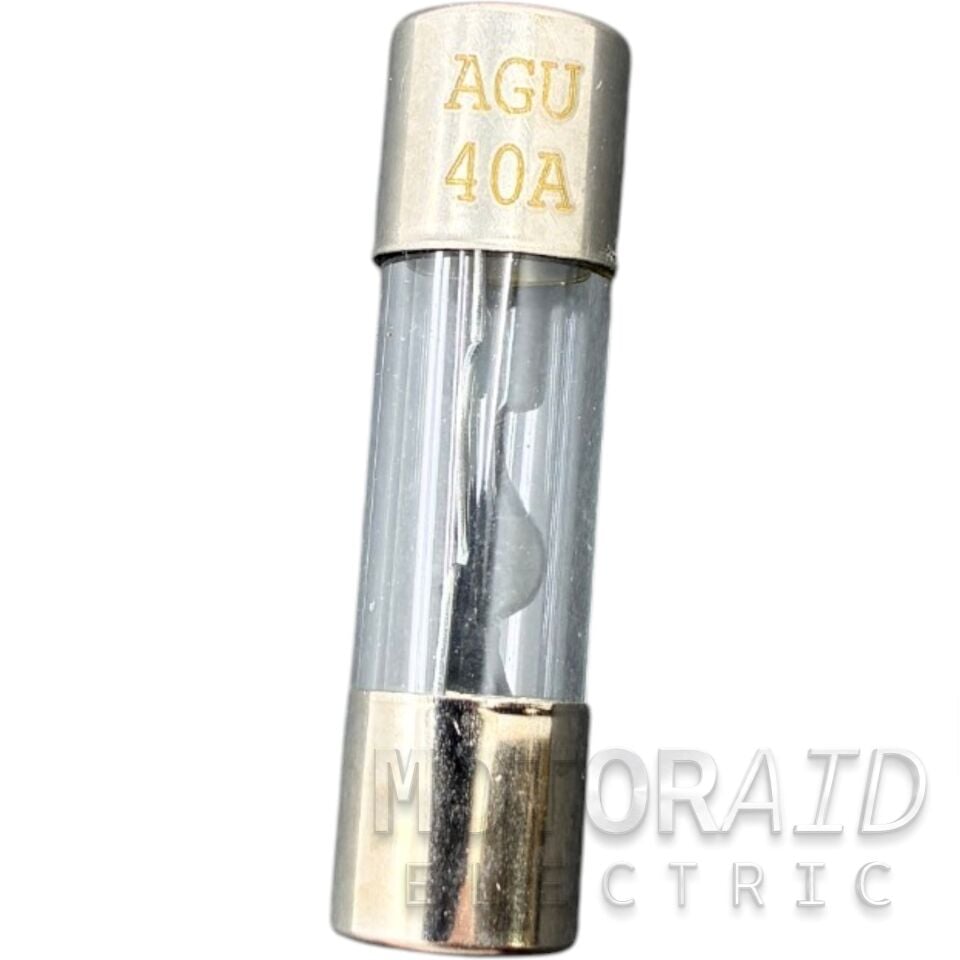 40A 10x38mm AGU Oto Amfi Cam Sigortası