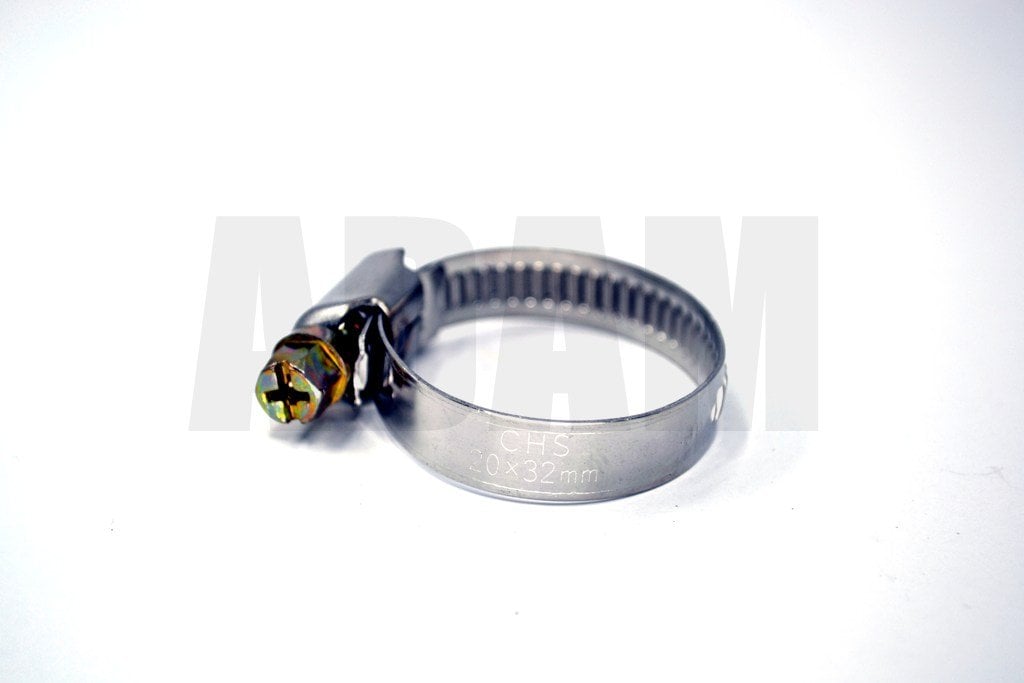 20*32 Paslanmaz Çelik Hortum Boru Tesisat Kelepçesi 1 Adet