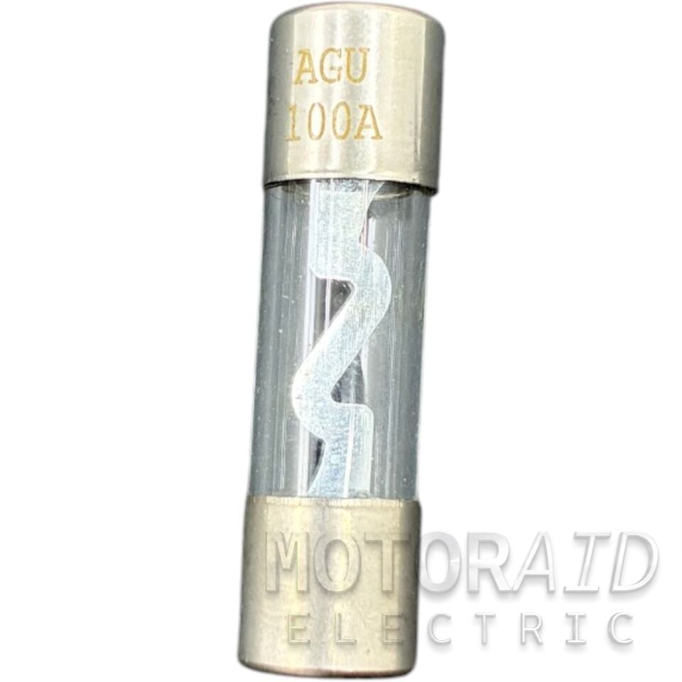 100A 10x38mm AGU Oto Amfi Cam Sigortası