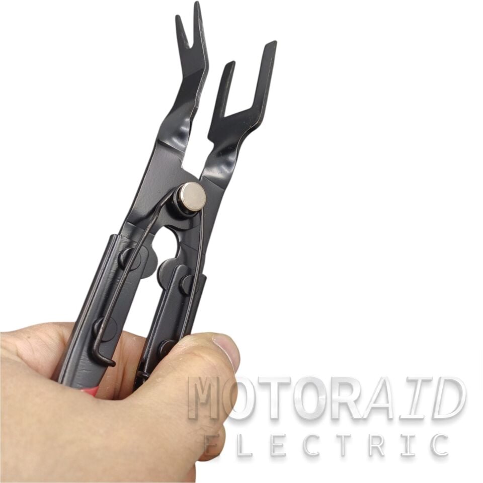 3 Parça Metal Oto Döşeme, Klips Sökme, Pense ve Levye Seti