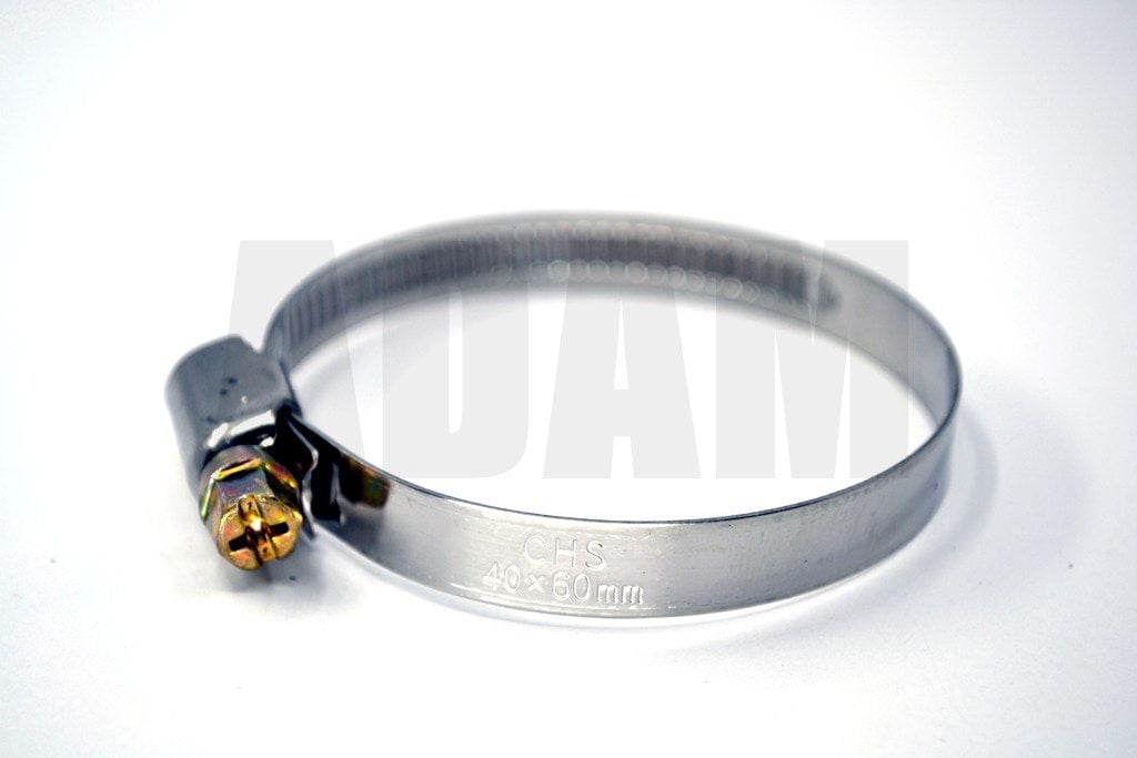 40*60 Paslanmaz Çelik Hortum Boru Tesisat Kelepçesi 1 Adet