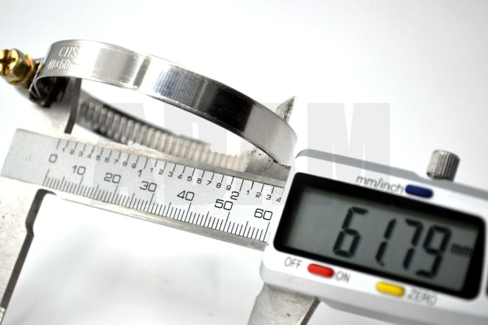 40*60 Paslanmaz Çelik Hortum Boru Tesisat Kelepçesi 1 Adet